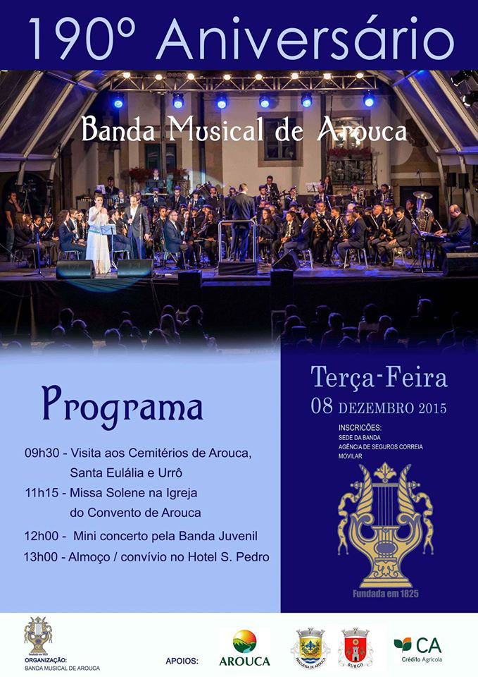 190 aniversário banda musical de arouca